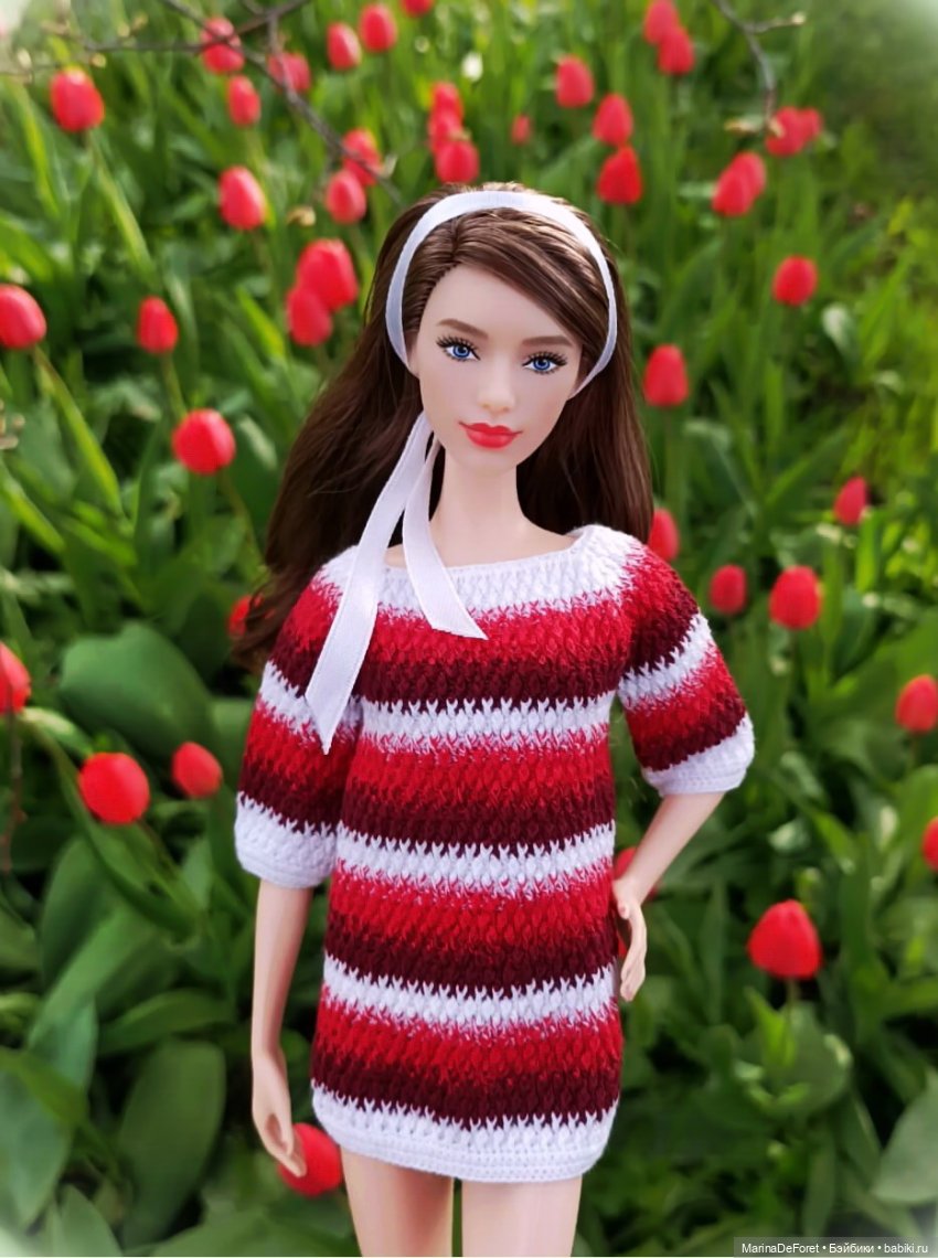 Вязаная одежда для кукол - часть вторая
