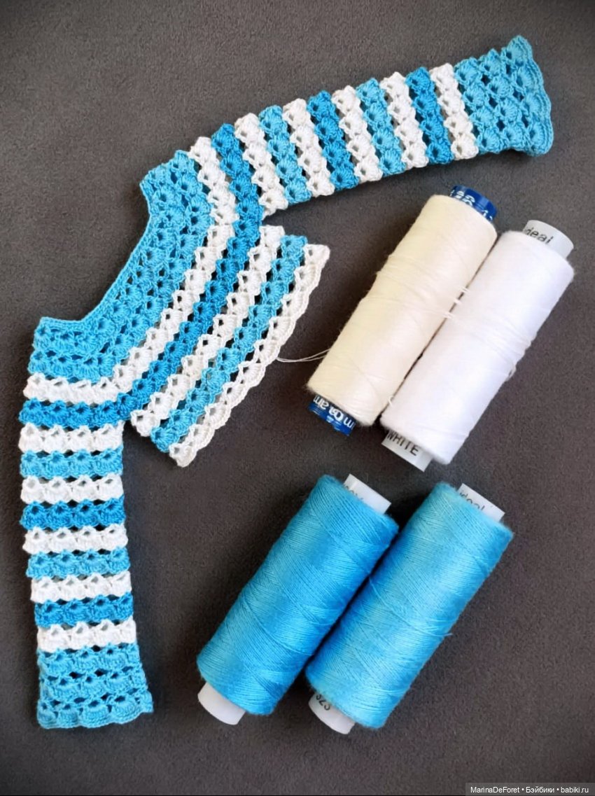 Вязаная одежда для кукол - часть вторая