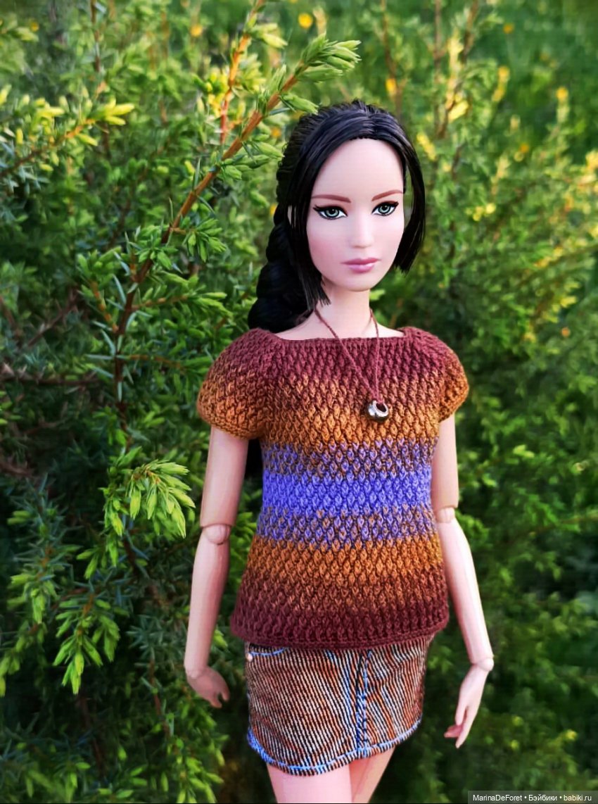 Вязаная одежда для кукол - часть вторая (фото 7)