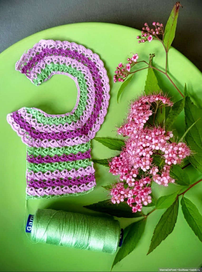 Вязаная одежда для кукол - часть третья - в одну нитку