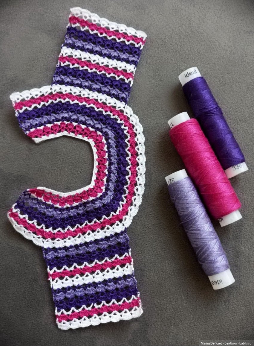 Вязаная одежда для кукол - часть третья - в одну нитку