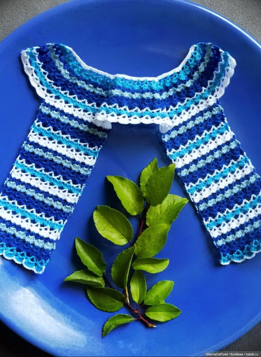 Вязаная одежда для кукол - часть третья - в одну нитку