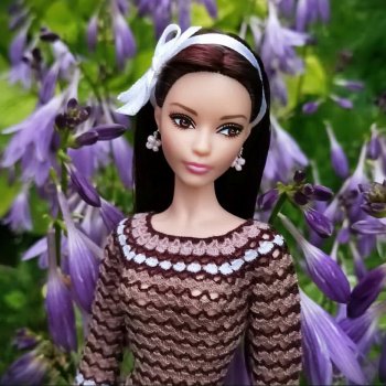 Вязаная одежда для кукол - часть четвёртая - в одну нитку