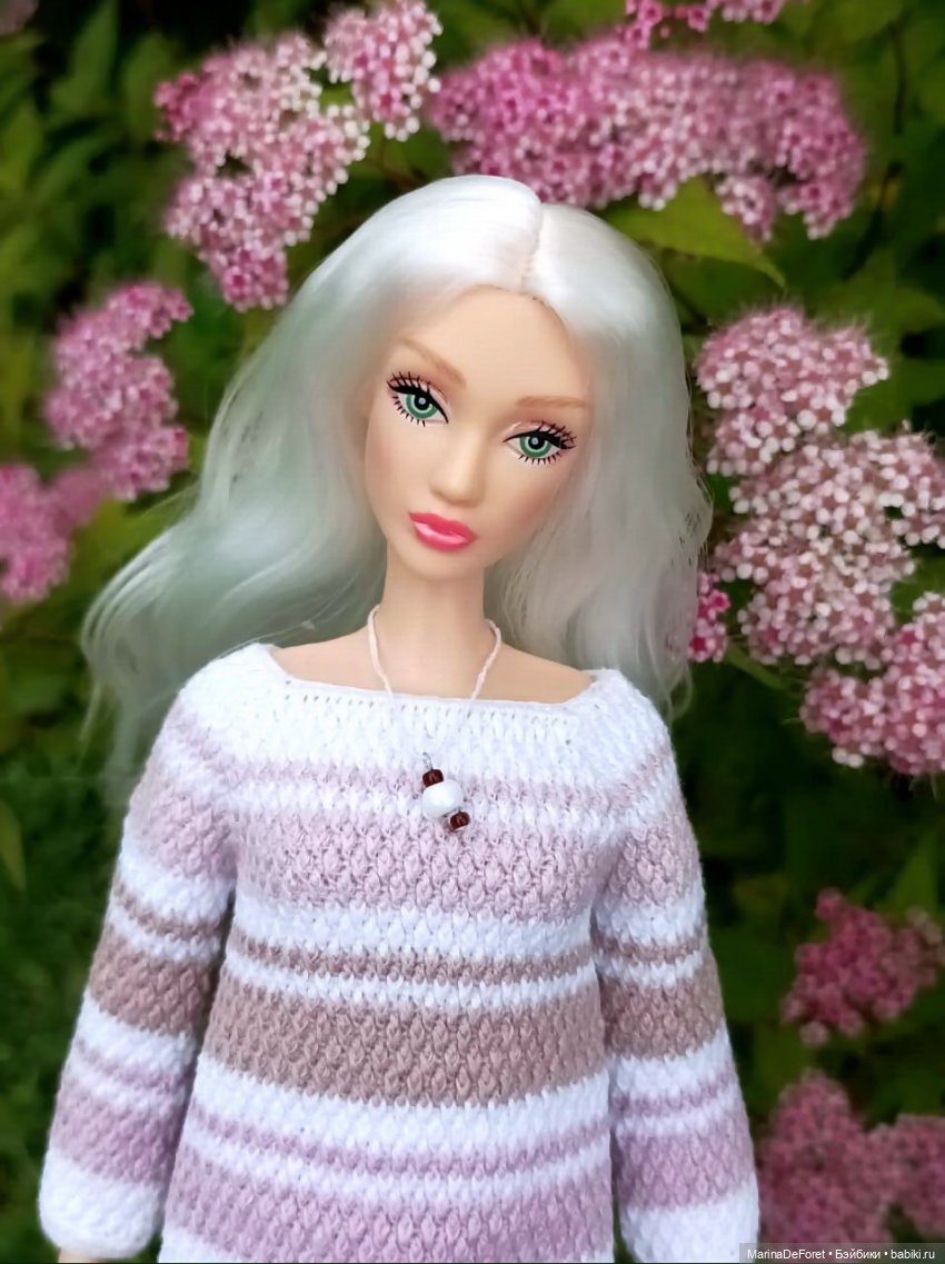 Вязаная одежда для кукол - часть пятая