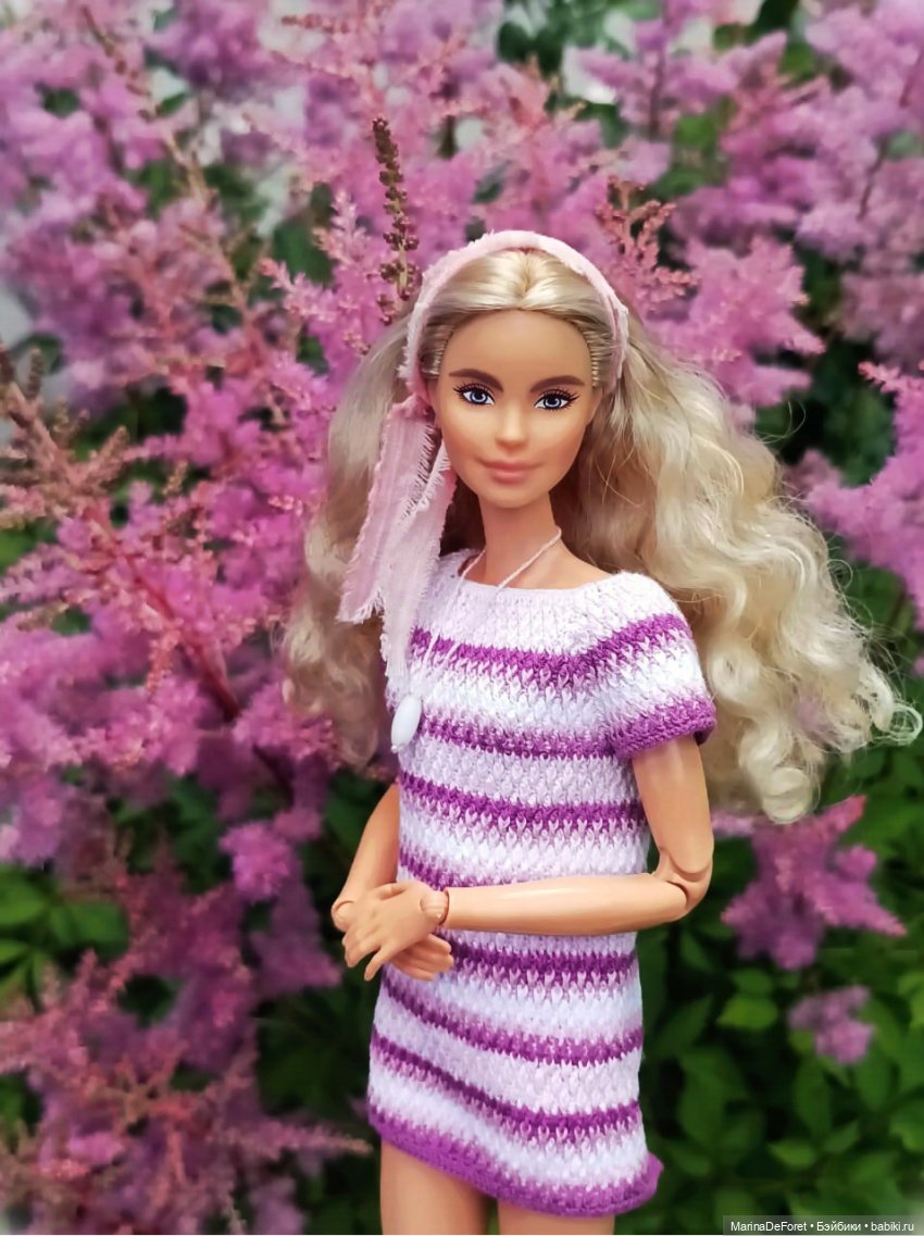 Вязаная одежда для кукол - часть пятая