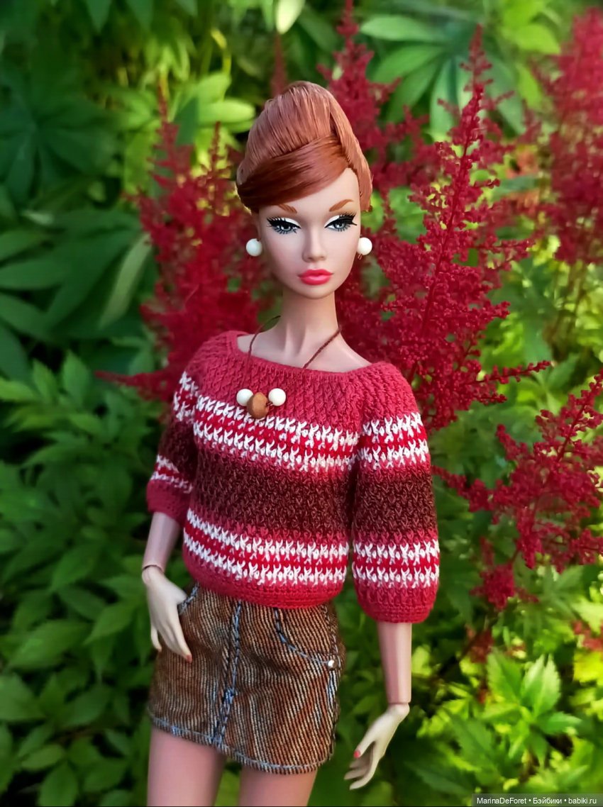 Вязаная одежда для кукол - часть пятая (фото 10)