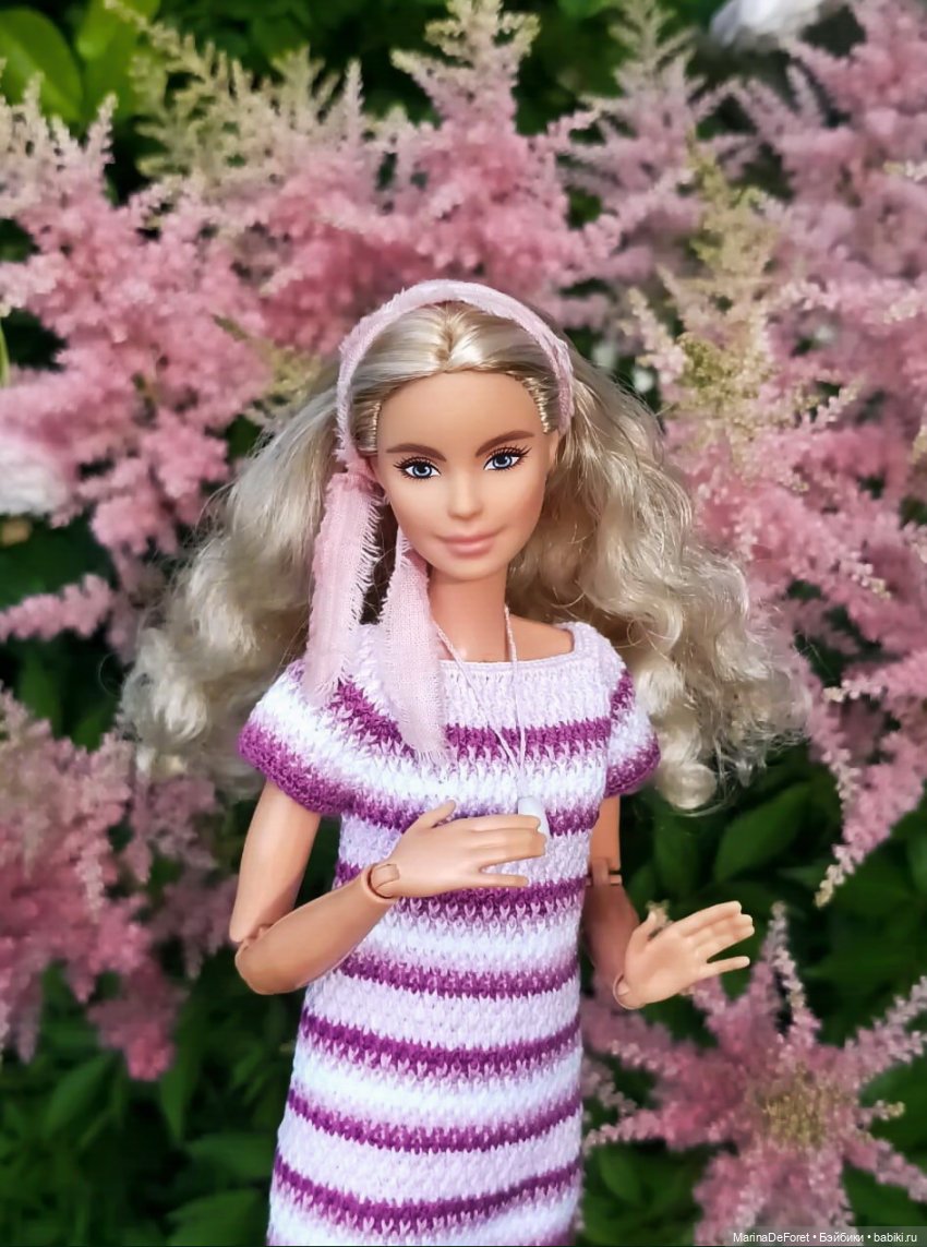 Вязаная одежда для кукол - часть пятая