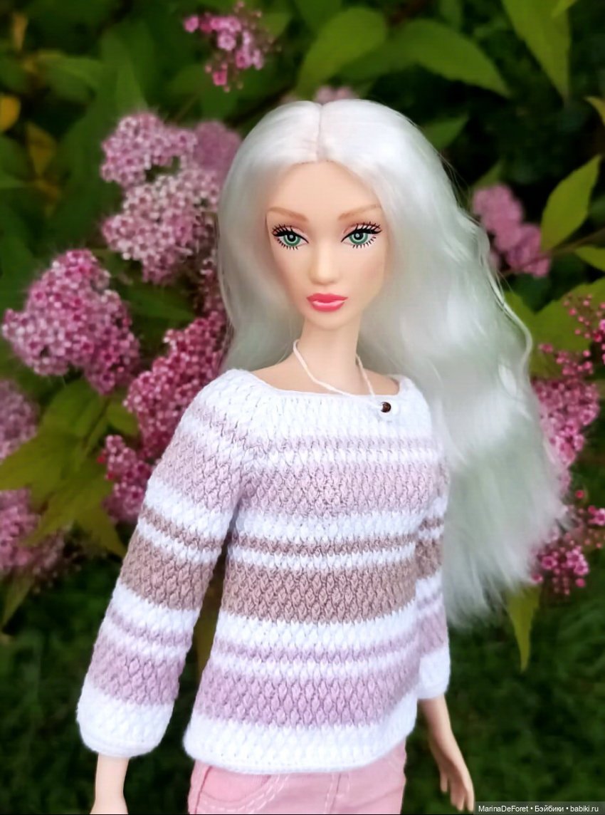 Вязаная одежда для кукол - часть пятая