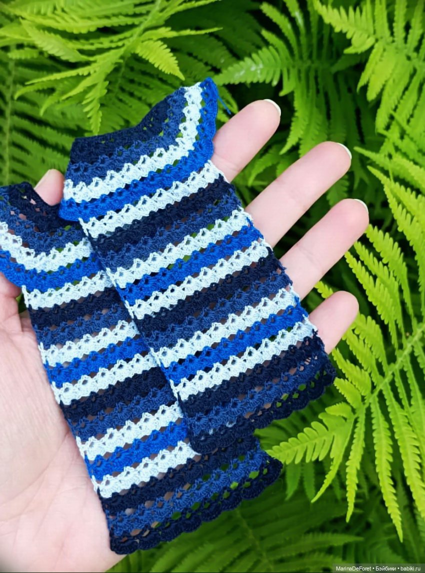 Вязаная одежда для кукол - часть пятая