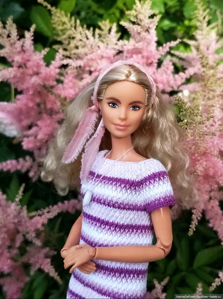 Вязаная одежда для кукол - часть пятая