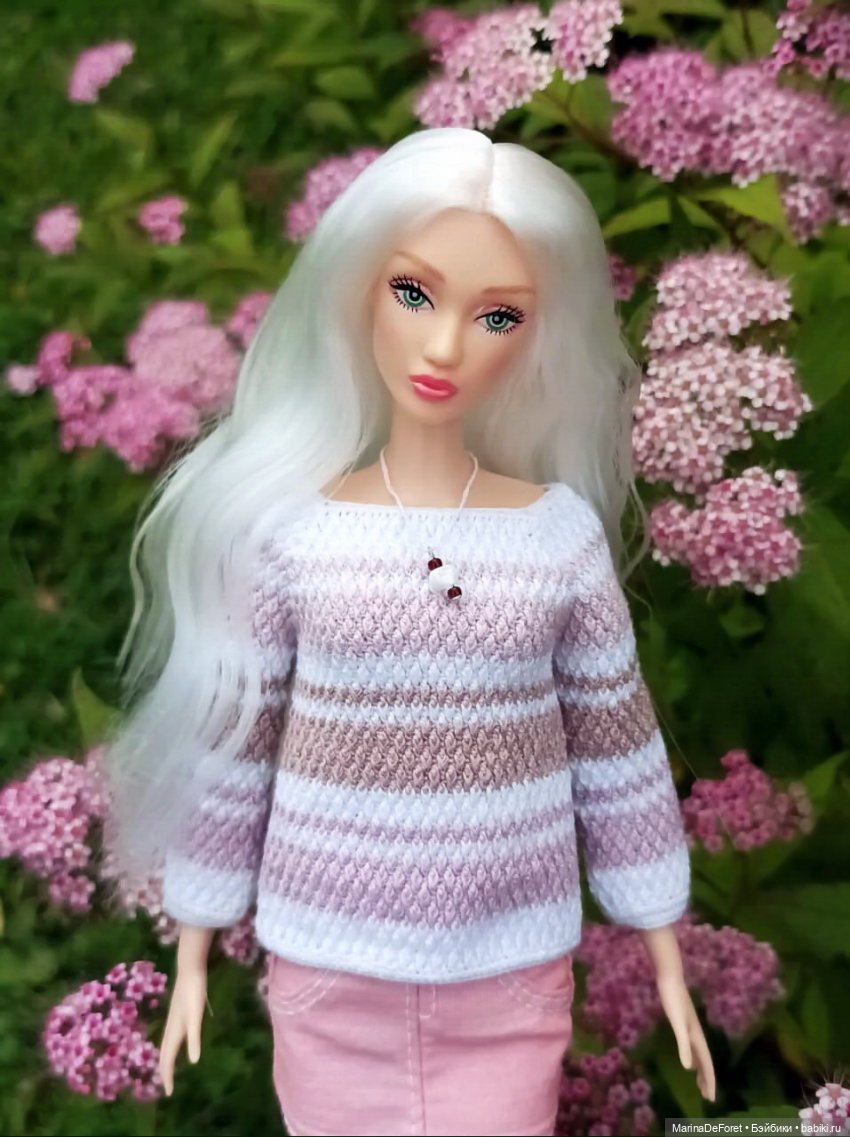 Вязаная одежда для кукол - часть пятая