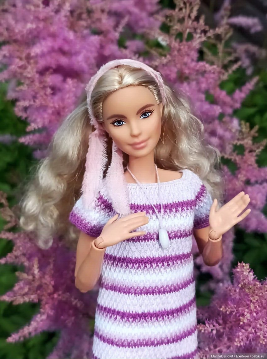 Вязаная одежда для кукол - часть пятая