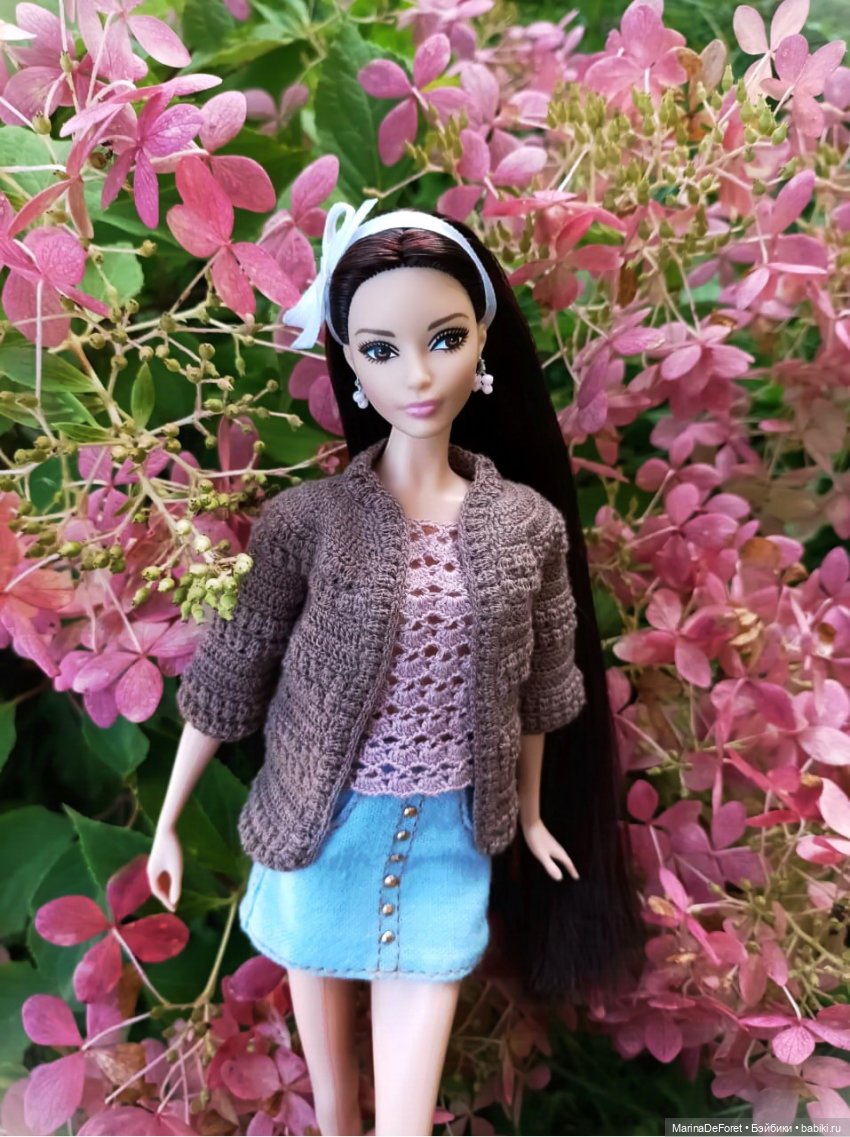 Вязаная одежда для кукол - часть шестая - осень