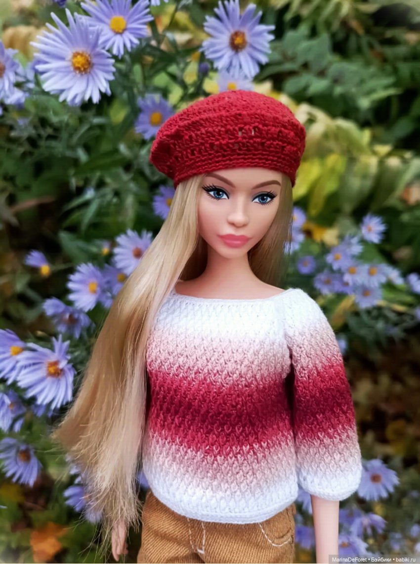 Вязаная одежда для кукол - часть шестая - осень (фото 5)