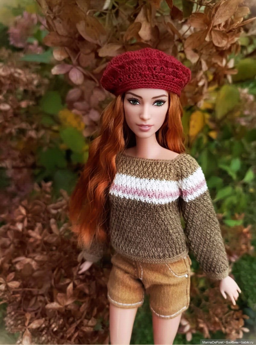 Вязаная одежда для кукол - часть шестая - осень