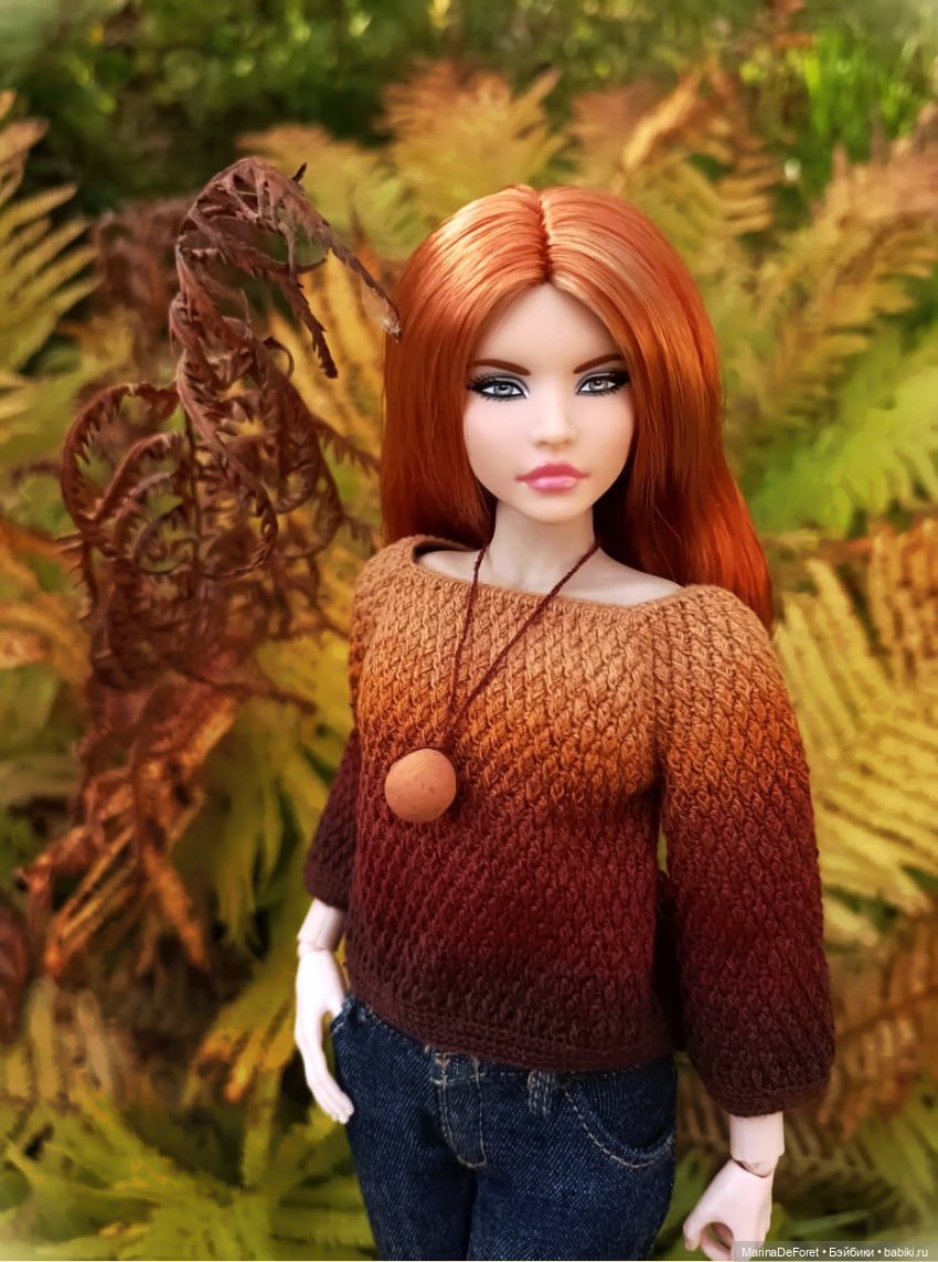 Вязаная одежда для кукол - часть шестая - осень