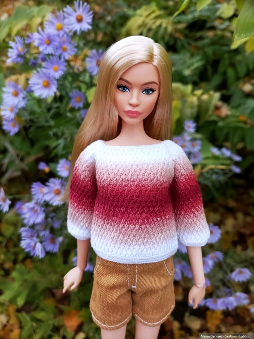 Вязаная одежда для кукол - часть шестая - осень (фото 8)