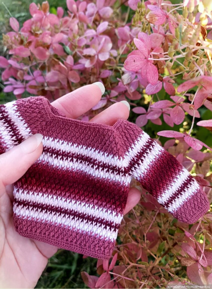 Вязаная одежда для кукол - часть шестая - осень (фото 9)