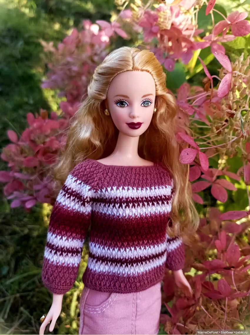 Вязаная одежда для кукол - часть шестая - осень