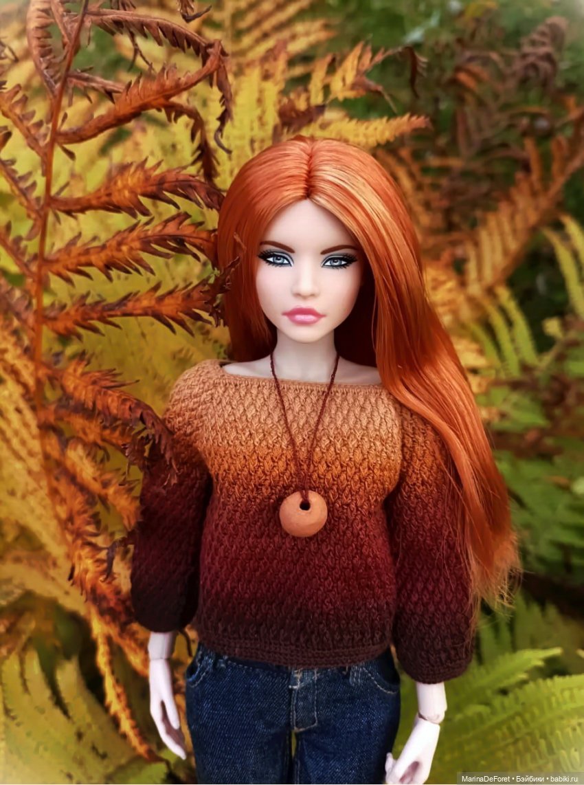 Вязаная одежда для кукол - часть шестая - осень