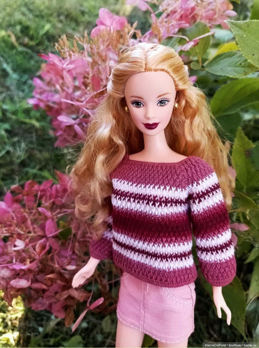 Вязаная одежда для кукол - часть шестая - осень