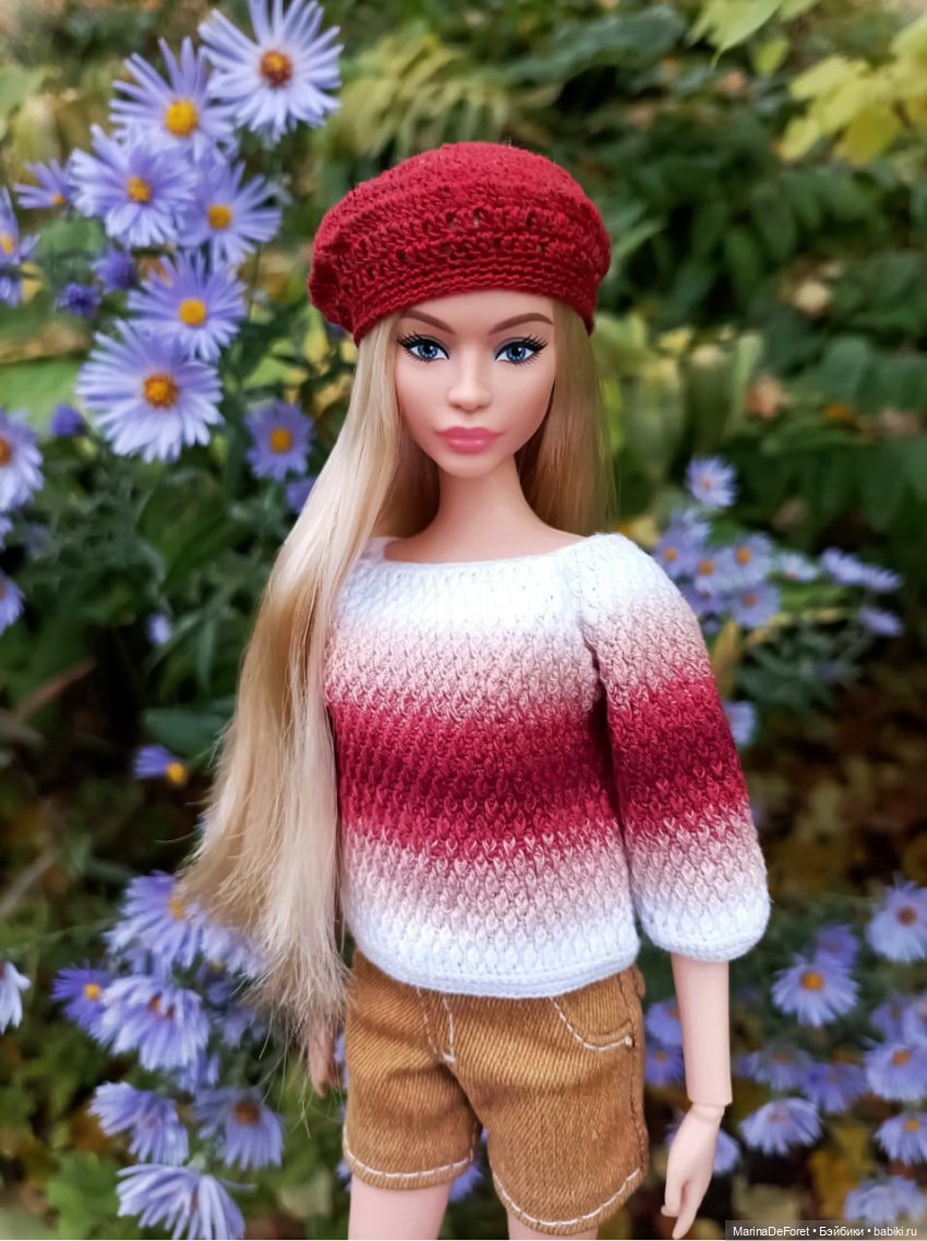 Вязаная одежда для кукол - часть шестая - осень