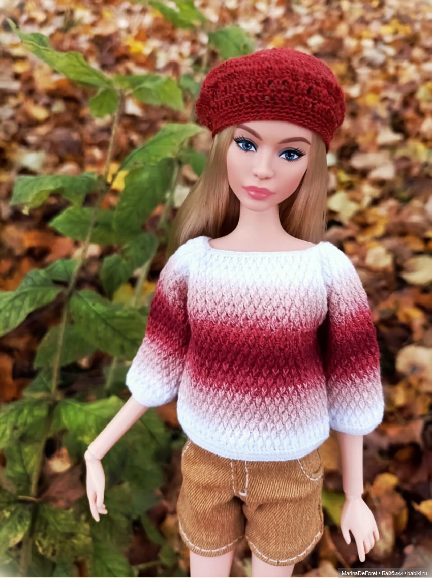 Вязаная одежда для кукол - часть шестая - осень (фото 2)