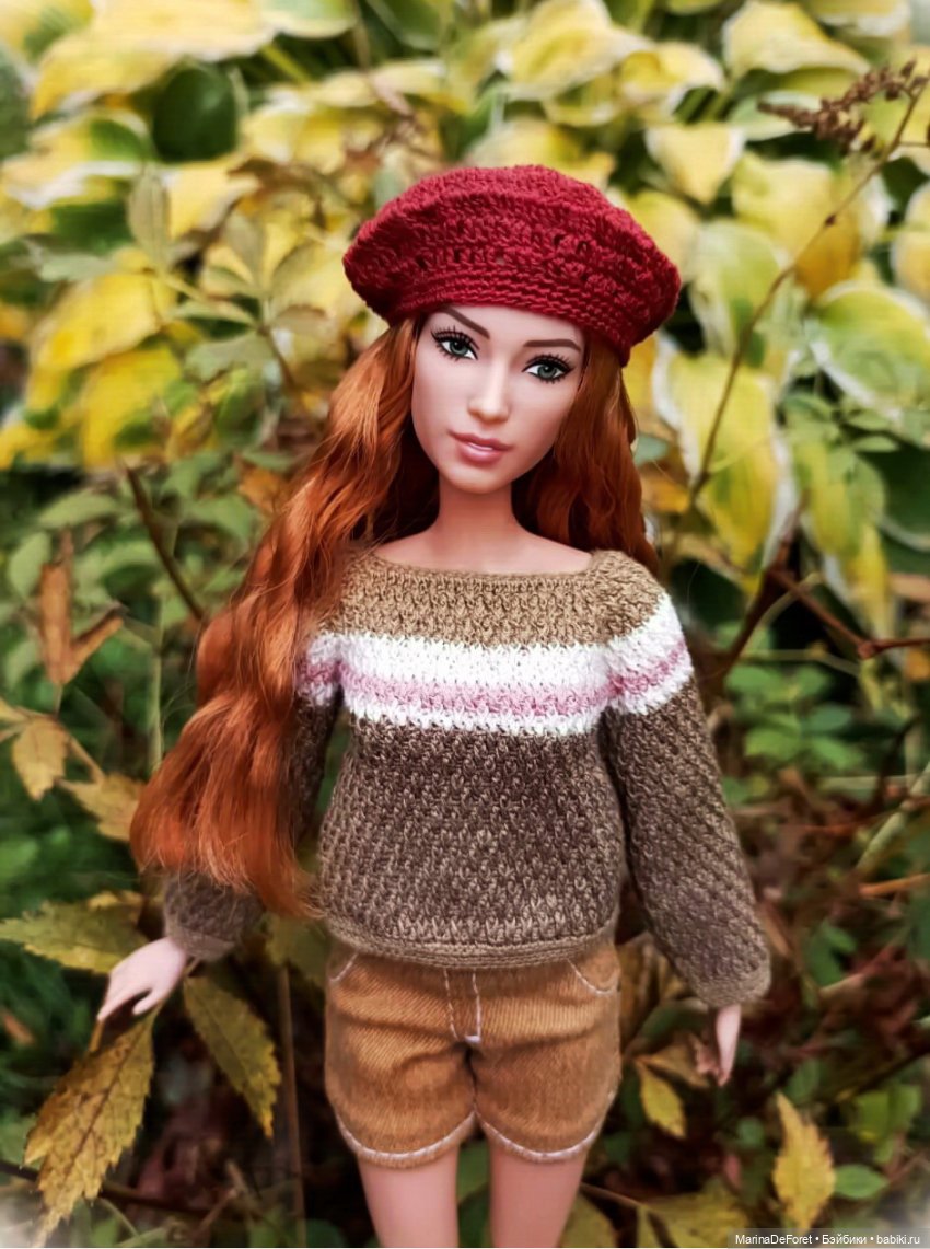 Вязаная одежда для кукол - часть шестая - осень