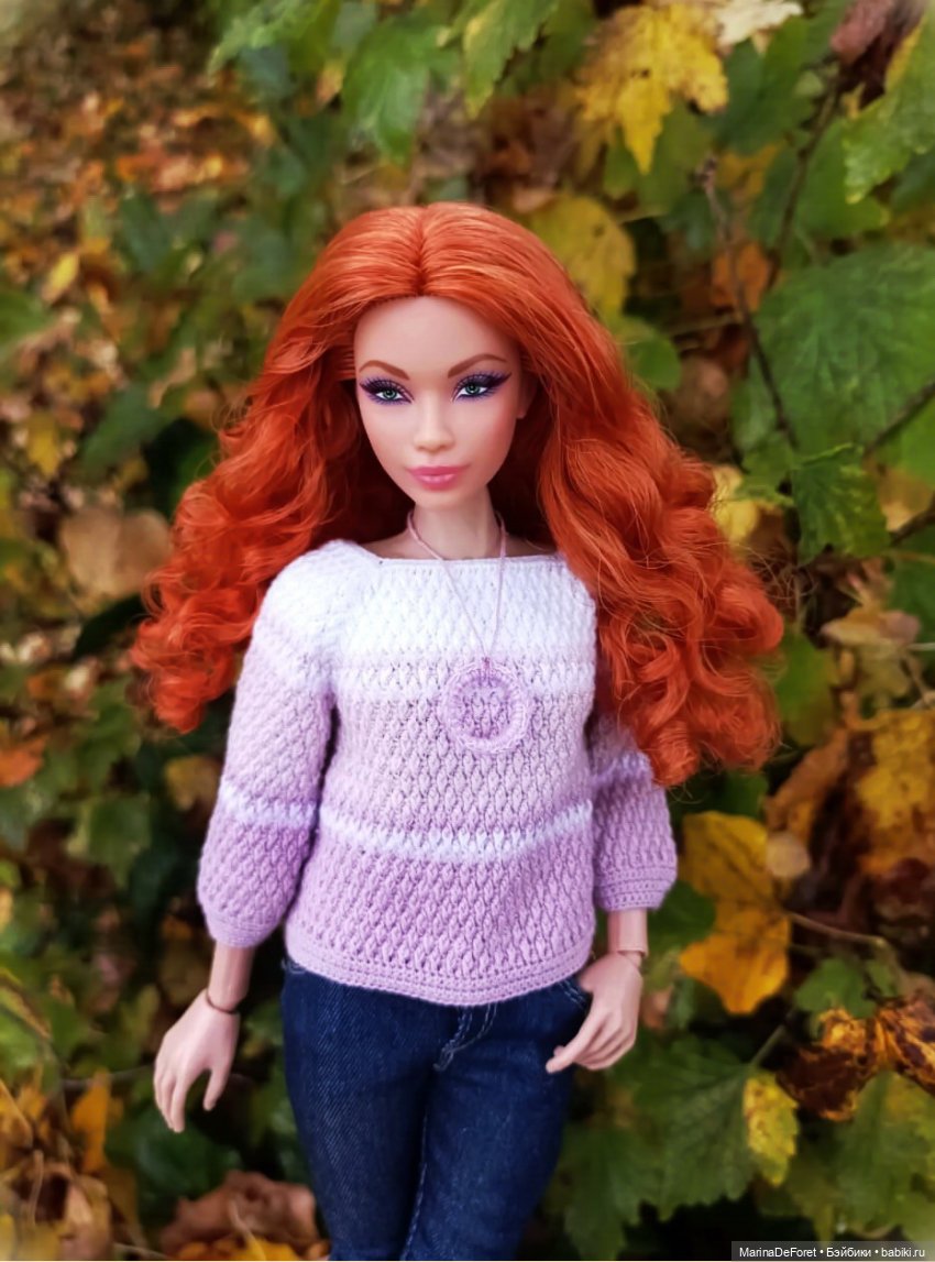 Вязаная одежда для кукол - часть шестая - осень