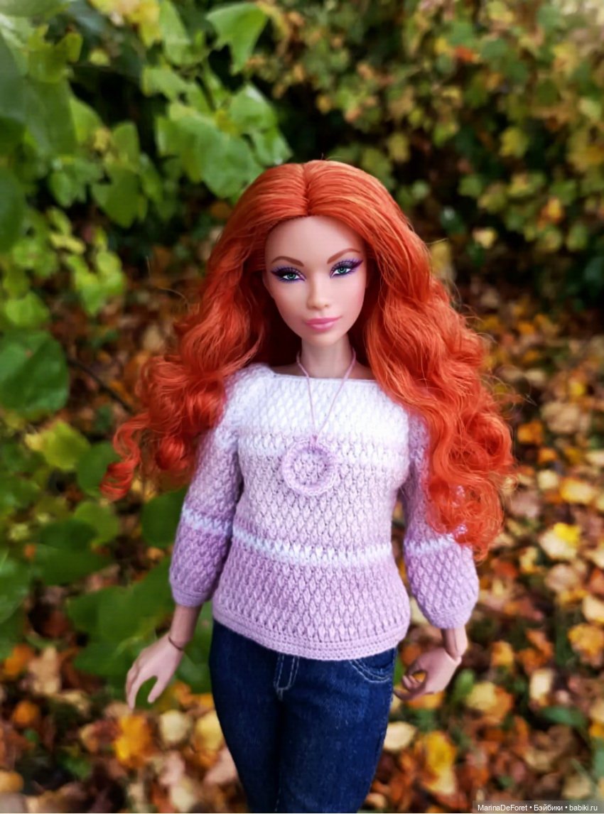 Вязаная одежда для кукол - часть шестая - осень