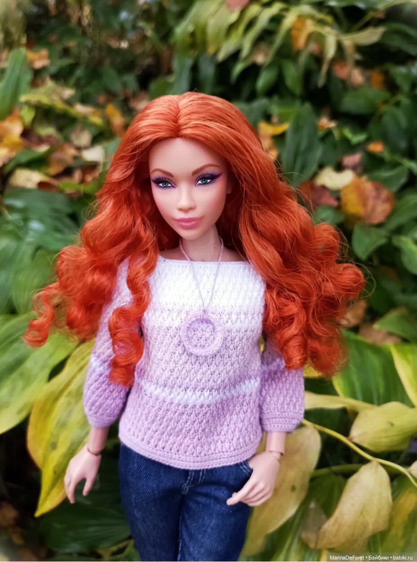 Вязаная одежда для кукол - часть шестая - осень