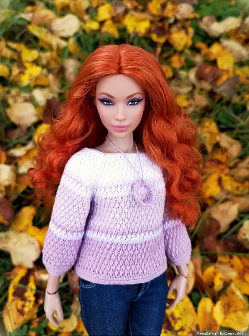 Вязаная одежда для кукол - часть шестая - осень