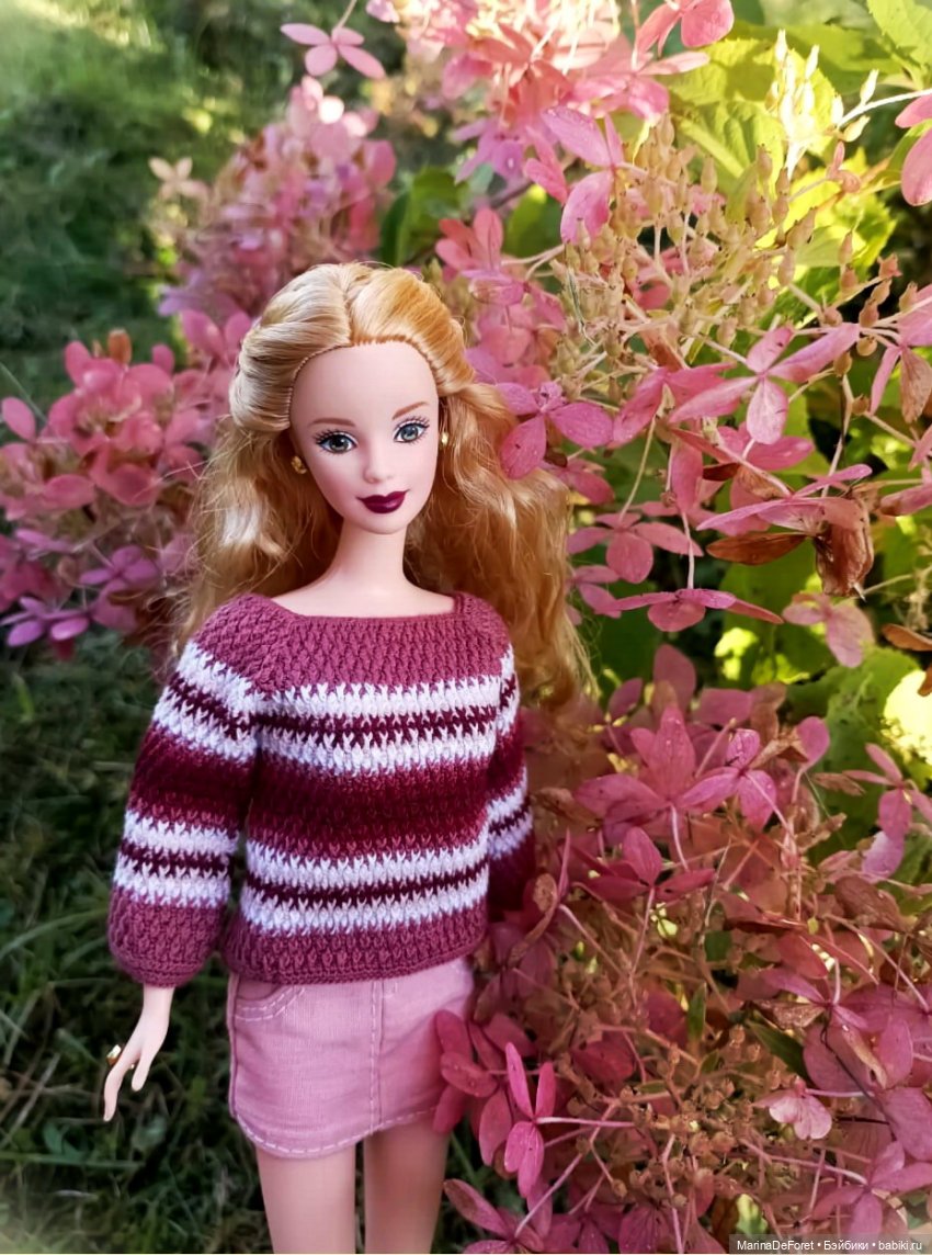 Вязаная одежда для кукол - часть шестая - осень