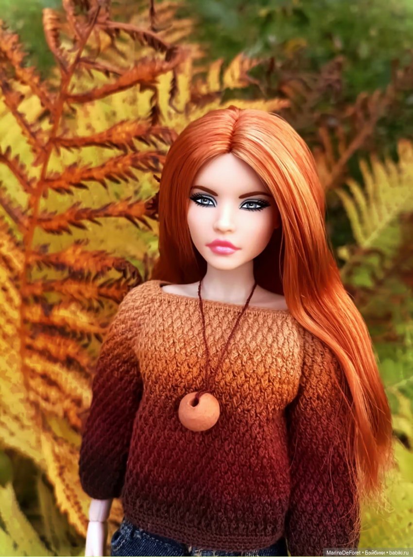 Вязаная одежда для кукол - часть шестая - осень