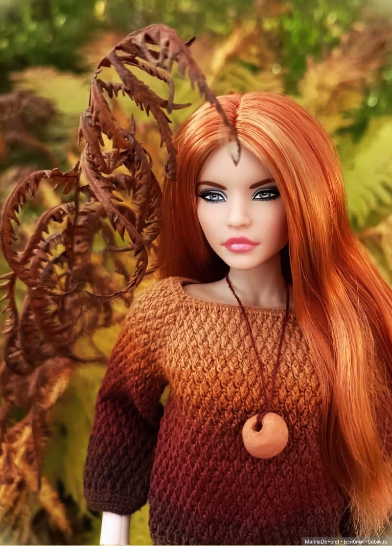 Вязаная одежда для кукол - часть шестая - осень