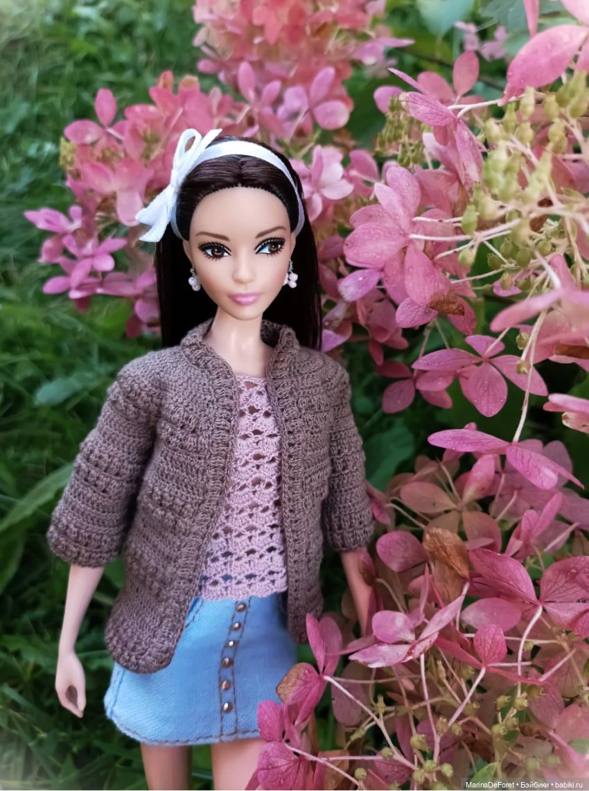 Вязаная одежда для кукол - часть шестая - осень