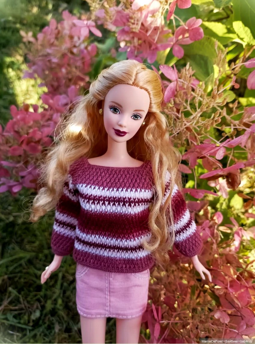 Вязаная одежда для кукол - часть шестая - осень