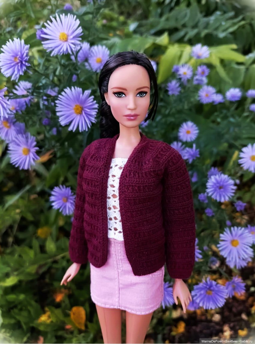 Вязаная одежда для кукол - часть седьмая - осень