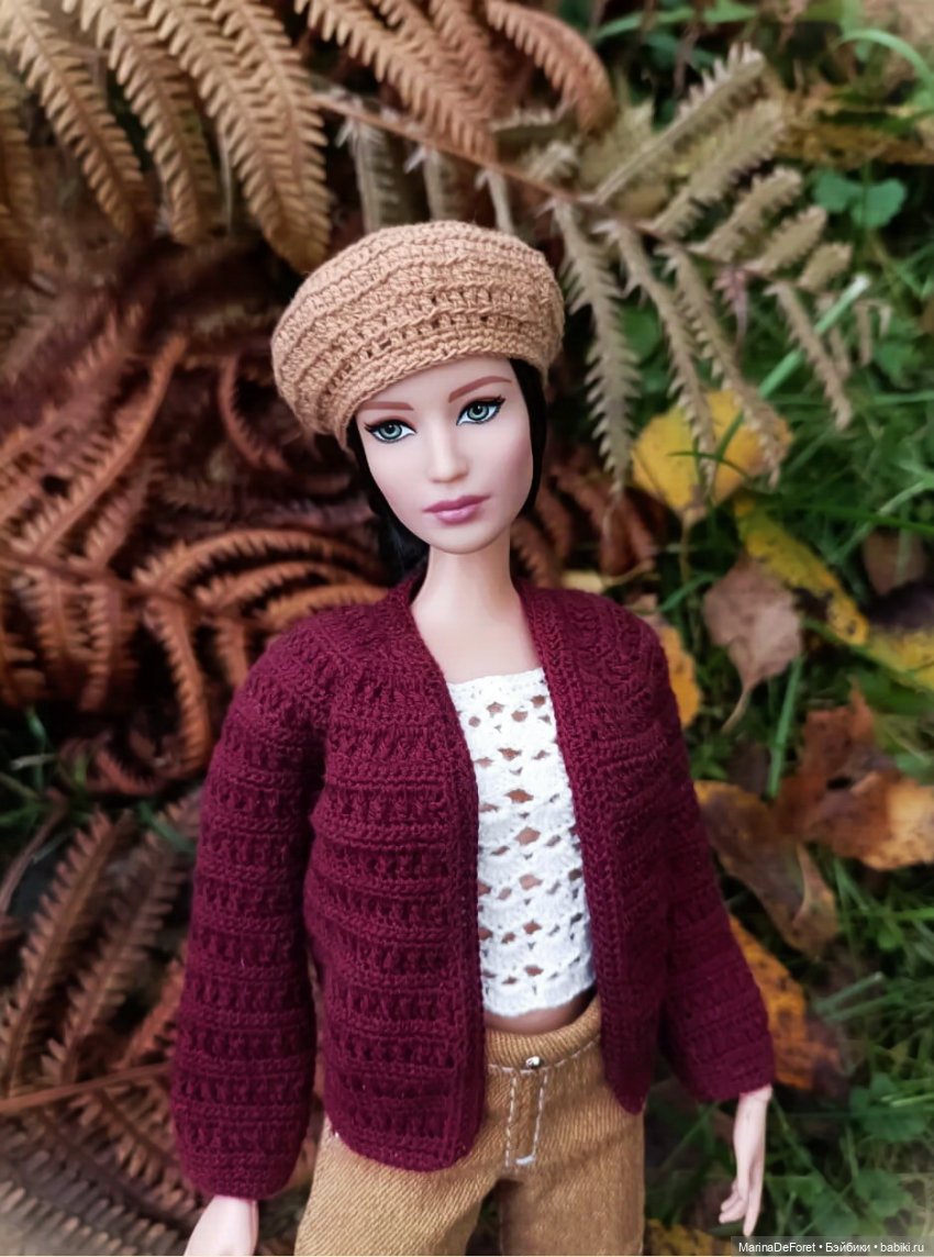 Вязаная одежда для кукол - часть седьмая - осень