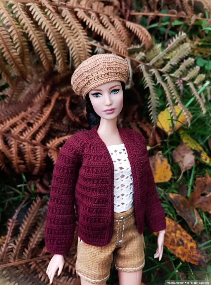 Вязаная одежда для кукол - часть седьмая - осень