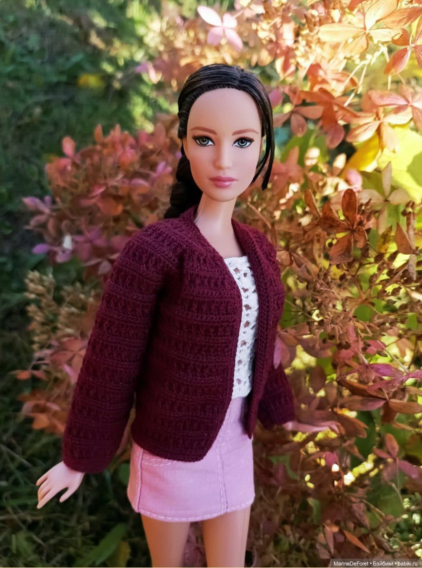 Вязаная одежда для кукол - часть седьмая - осень