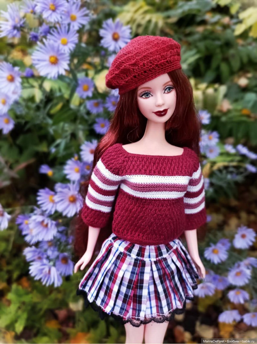 Вязаная одежда для кукол - часть седьмая - осень