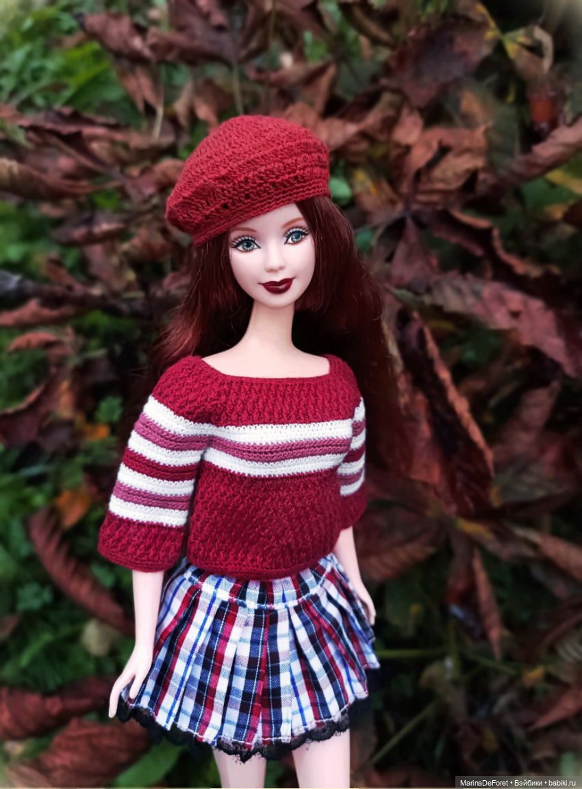 Вязаная одежда для кукол - часть седьмая - осень