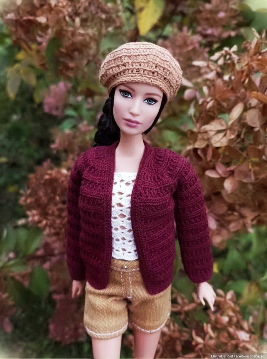 Вязаная одежда для кукол - часть седьмая - осень