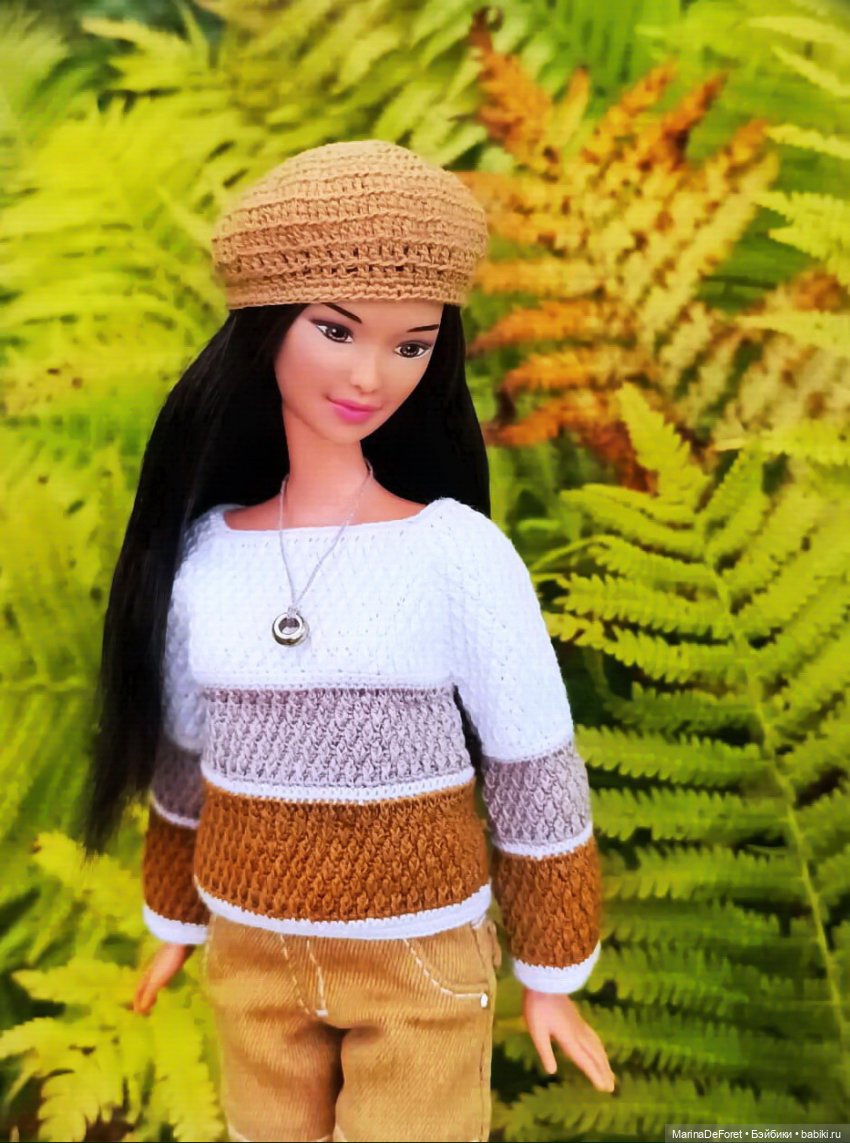 Вязаная одежда для кукол - часть седьмая - осень