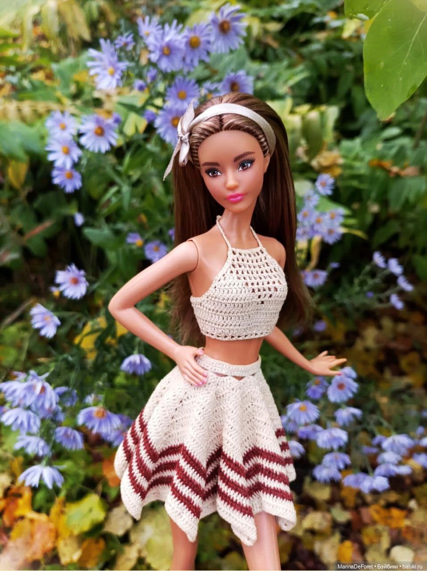 Вязаная одежда для кукол - часть седьмая - осень