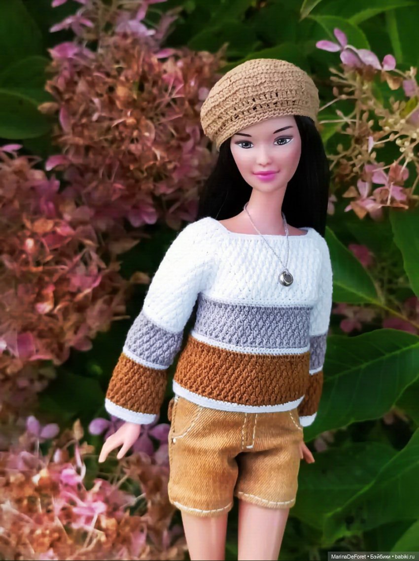 Вязаная одежда для кукол - часть седьмая - осень