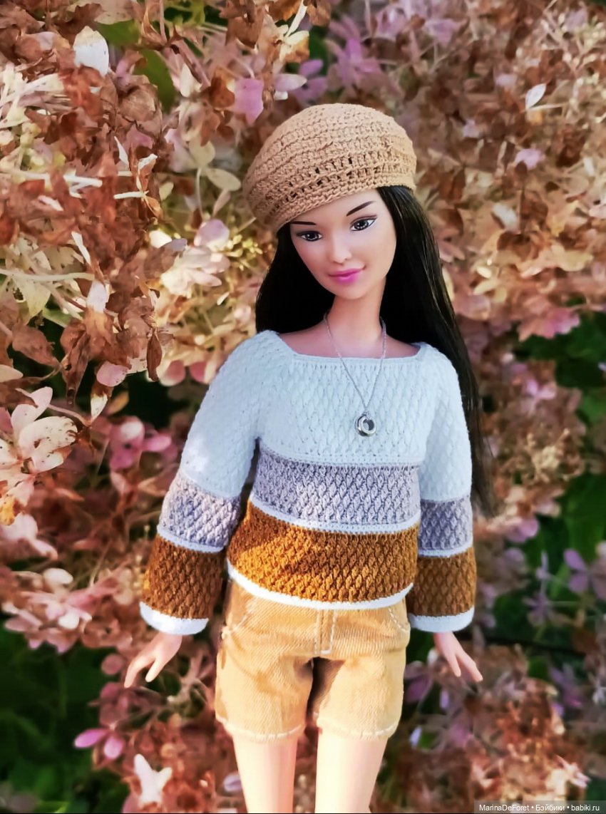 Вязаная одежда для кукол - часть седьмая - осень