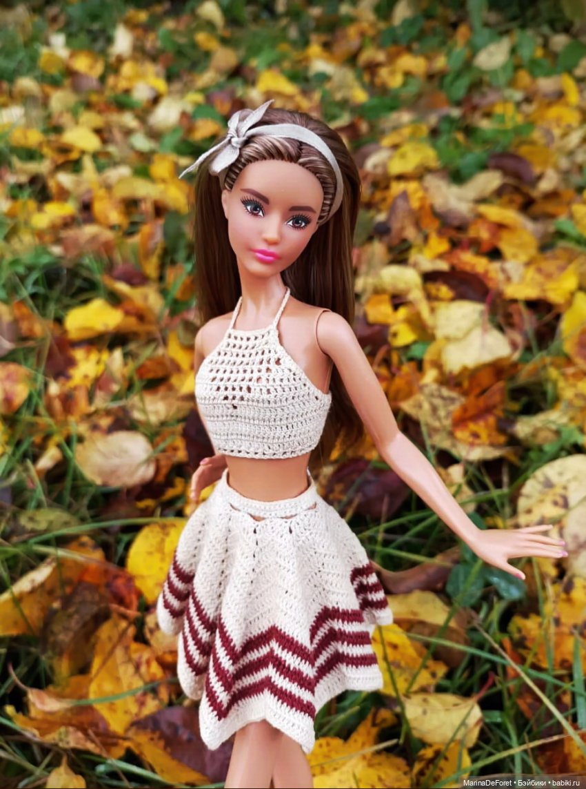 Вязаная одежда для кукол - часть седьмая - осень