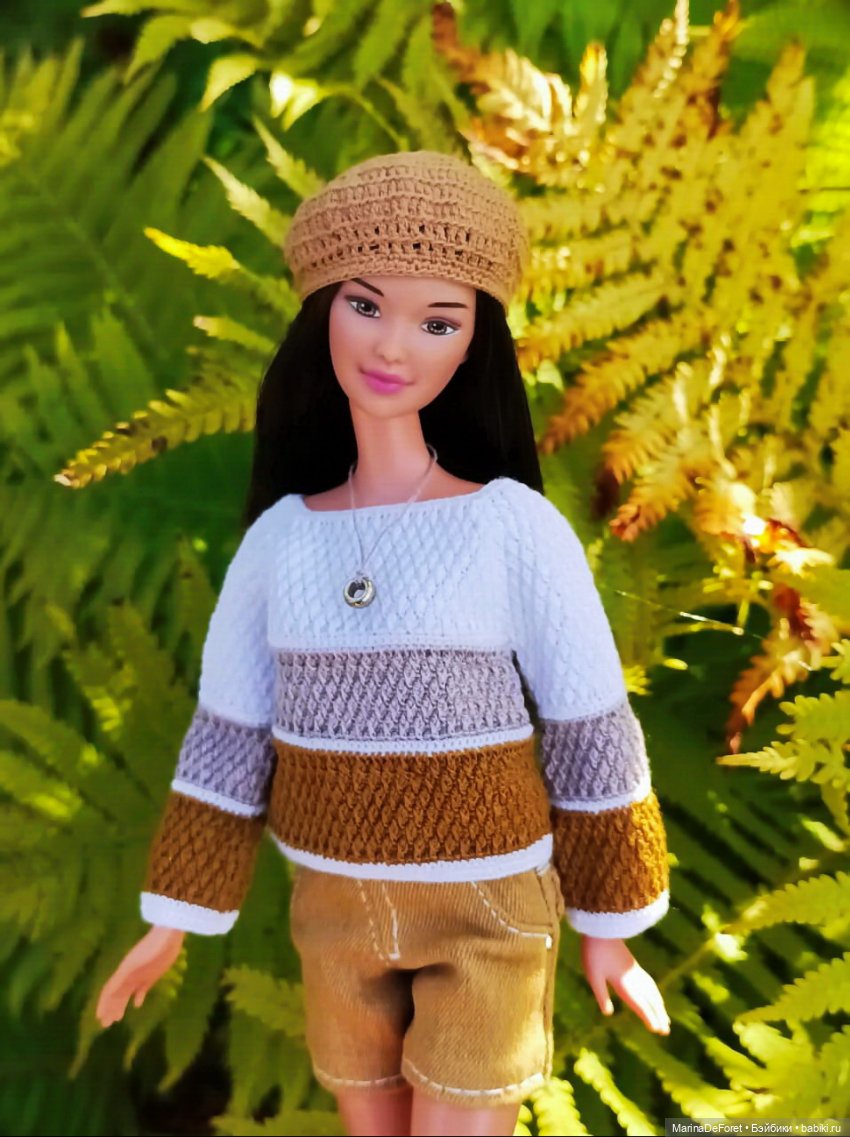 Вязаная одежда для кукол - часть седьмая - осень